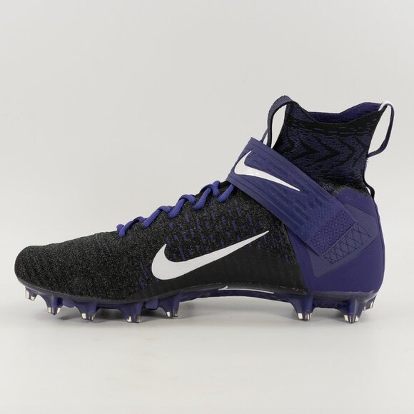 Nike Alpha Menace Elite 2 'Baltimore Ravens' BV2077-011 Football Cleats size 15 - Picture 2 of 7
